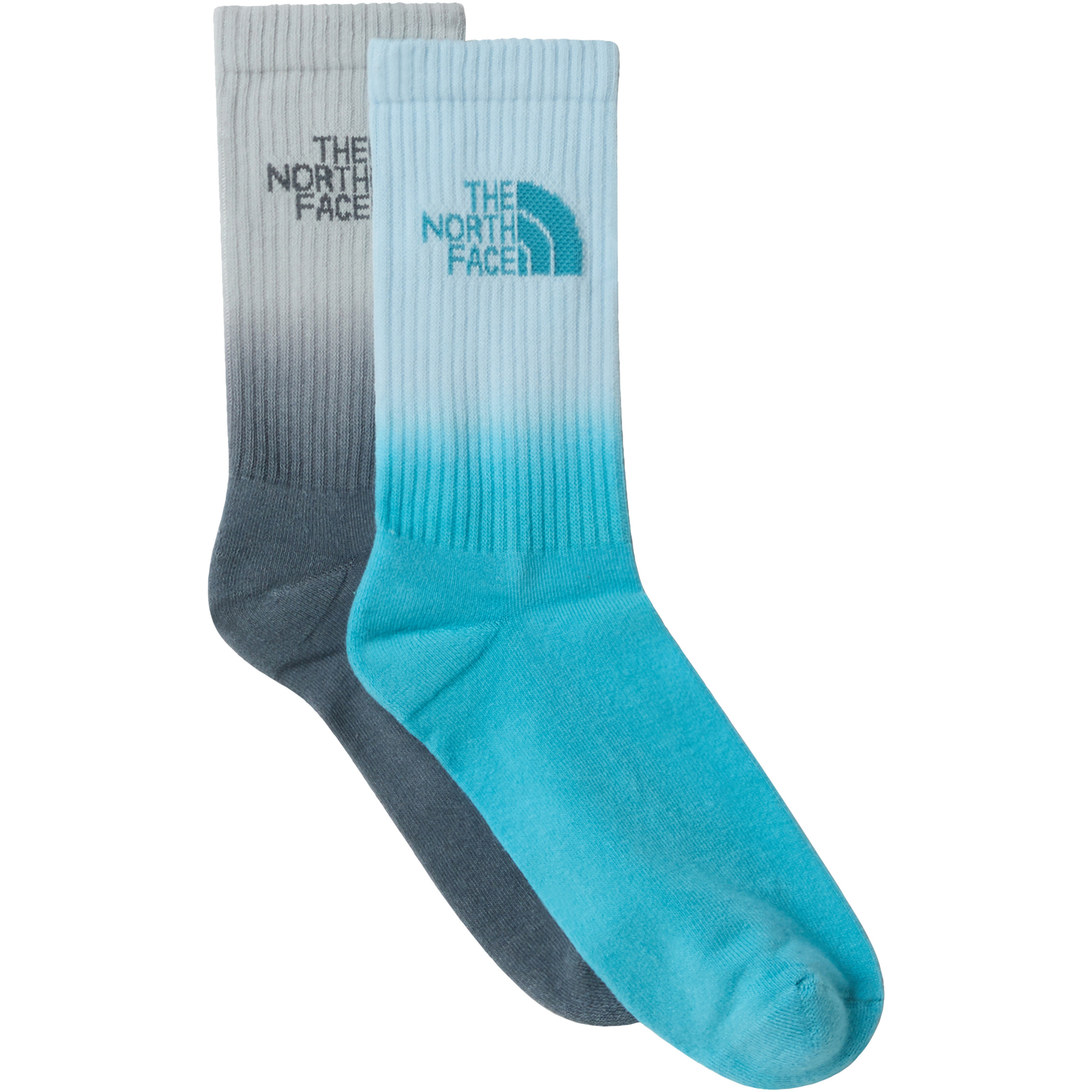 The North Face Everyday Crew Dip Dye 2er Pack Freizeitsocken blau Größe 38 Lifestyle Elastisch