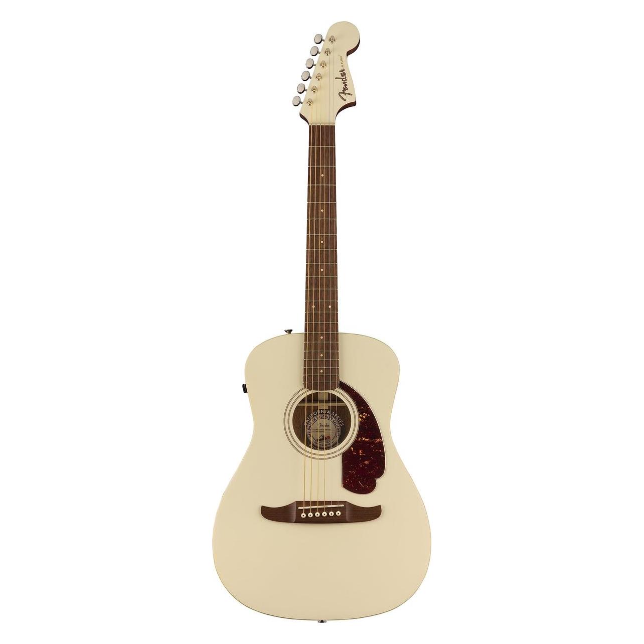 Fender Malibu Player Olympic White WN Tortoiseshell Pickguard elektrisch-akoestische westerngitaar (Gitarre) (37965015)
