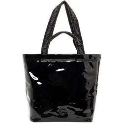 Shopper TAMARIS "Shopper TAS Maike", Damen, Gr. B/H/T: 45cm x 36cm x 17cm 0, schwarz (schwarz 100), Obermaterial: 60% Polyurethan PU. 40% Polyester PES., Taschen Shopper