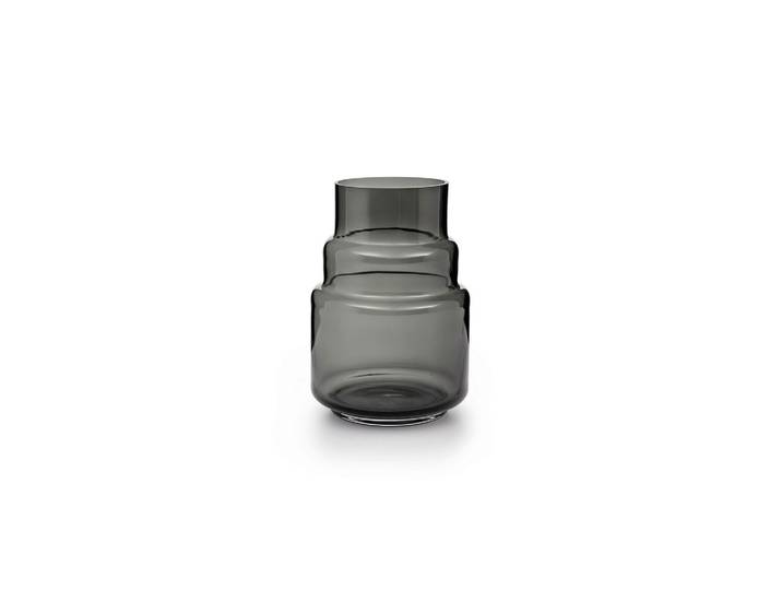 Vase Glimmer Grau