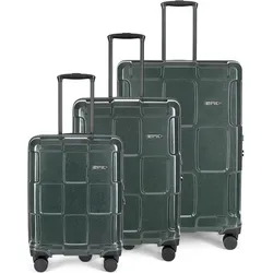 Epic Crate Reflex 4-Rollen Kofferset 3tlg., Koffer, Grün