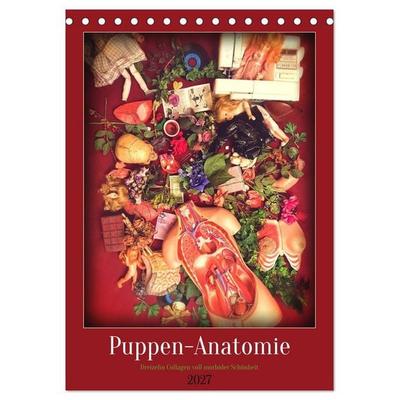 Puppen-Anatomie (Tischkalender 2027 DIN A5 hoch), CALVENDO Monatskalender