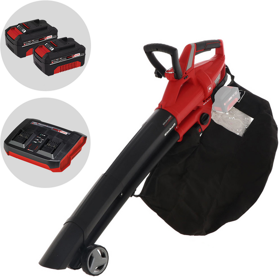 Einhell GE-CL 36 Li E - Souffleur - Aspirateur à feuilles - 2x 18V 4Ah