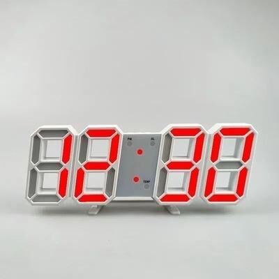 Inspired Finds Modern LED Digital Wall Clock With Alarm red Digital Clock