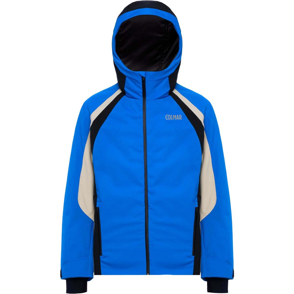 Colmar Block - Padded Jacket digital blue-black-dune (780) 52 13000009-1VC-780-52