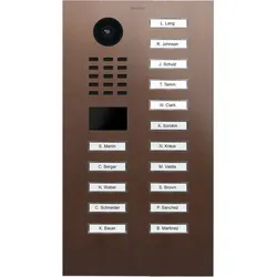 DoorBird D2216V IP Video Türsprechanlage – Echte Baubronze