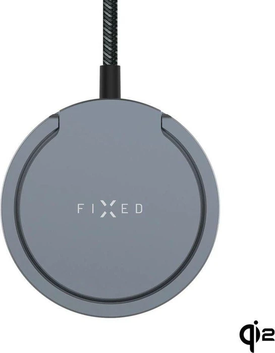 FIXED MagPad Pro 2 mit MagSafe Qi2 Unterstützung und Standfuß 15W grau