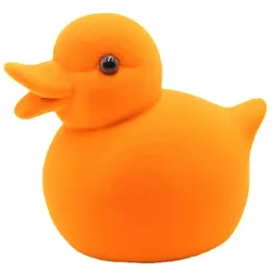 Entchen FLOCKY (H 15 cm) - orange - H 15 cm