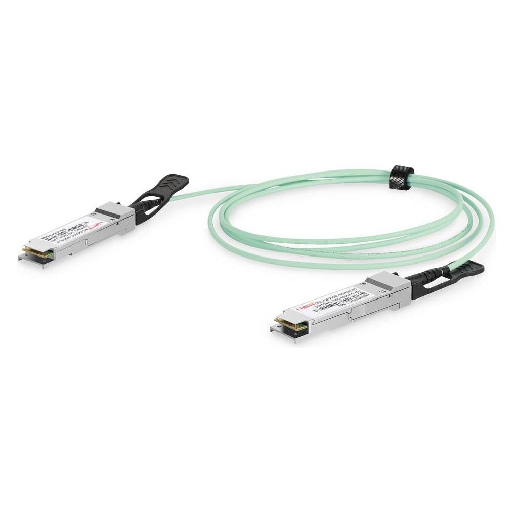 Digitus DN-81621 Glasfaserkabel QSFP28 OM3/OM4 Aqua-Farbe (1 m) (DN-81621)