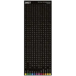 Neumann, Kalender, Der Lange Springende Punkt schwarz 2027
