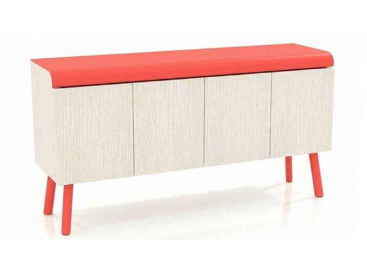 JVmoebel Sideboard Sideboard Beige Holz Kommode Moderne Aufbewahrung (1-tlg)