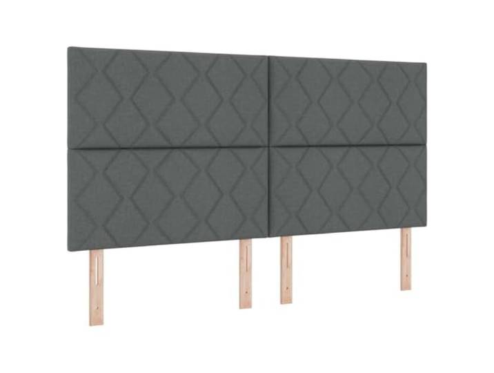 Makastle Kopfteil Dunkelgrau Stoff 180 x 128 cm Höhenverstellbar 118/128 cm