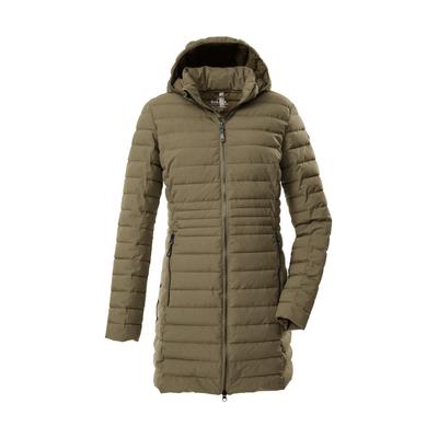 Steppmantel "GW 77 WMN QLTD PRK", Damen, Gr. 36, braun (schlamm), Obermaterial: 100% Polyester.Futter: 100% Polyester.Füllung: 100% Polyester, G.I.G.A. DX BY KILLTEC, Mäntel Steppmantel, Damen Funktionsparka: wasserabweisend, winddicht, atmungsaktiv