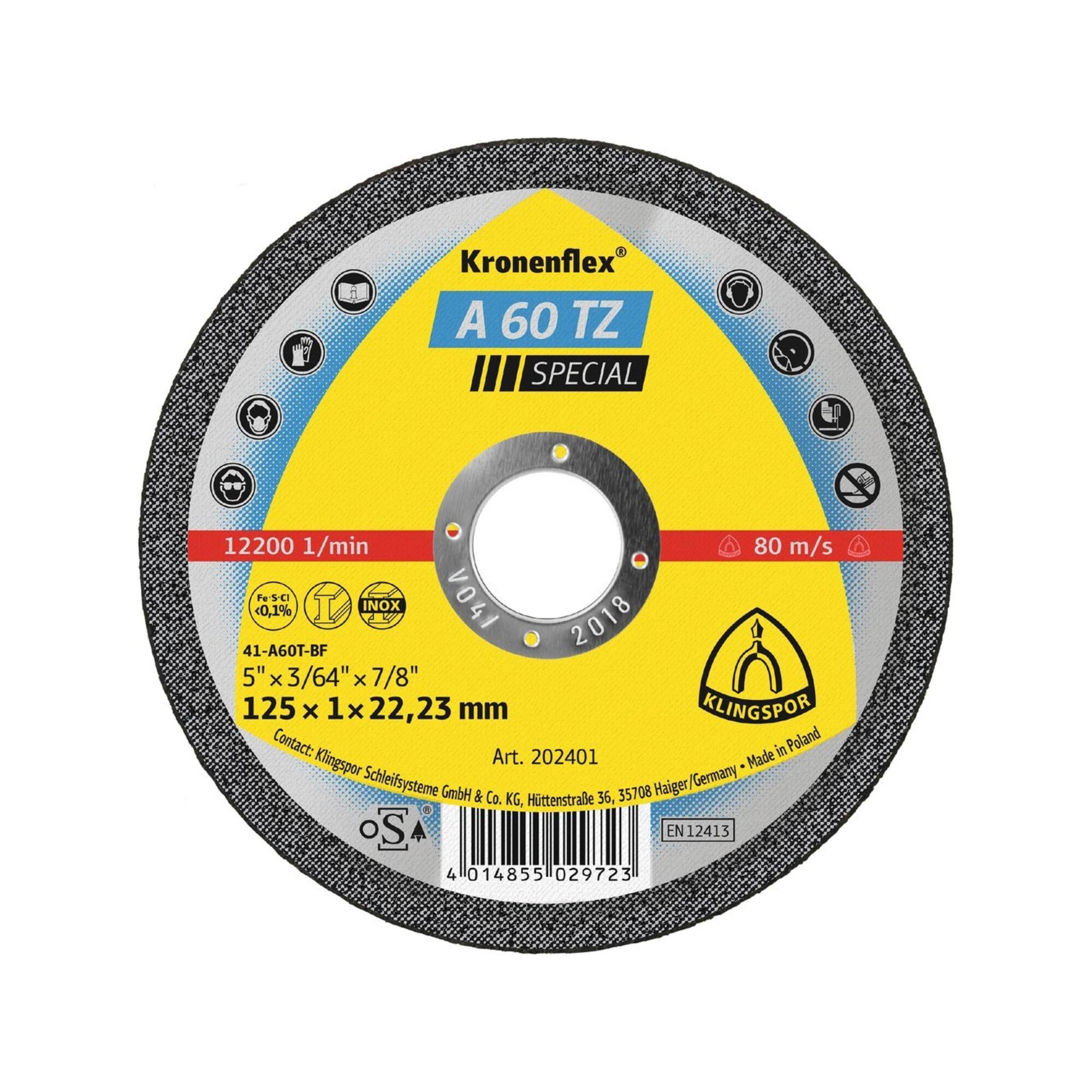 Klingspor Trennscheibe gerade A60TZ 125x1mm (202401)