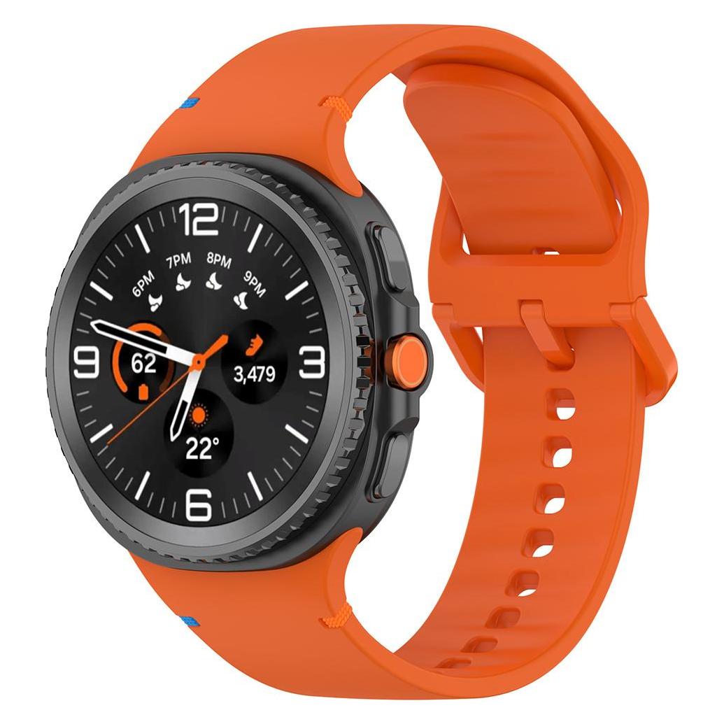 Techsuit - Watchband (W079) - Samsung Galaxy Watch8 40mm/Watch8 44mm/Watch8 Classic - Autumn Sienna (Silicone) (59672153)