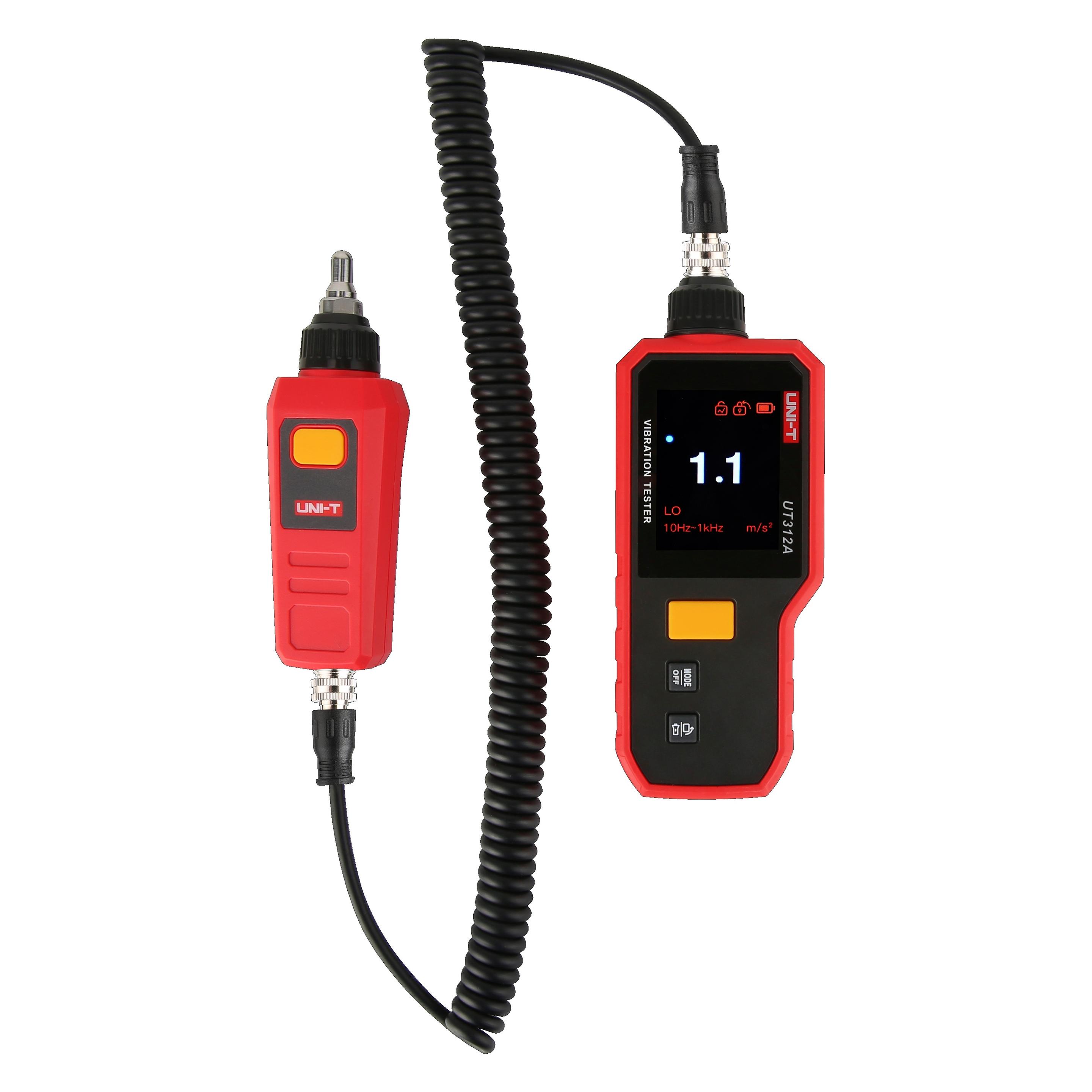 Unit Vibraciju testeris 0 1-199 9 m/s 0 1-199 9 mm/s 0 001-1 999 mm UNI-T UT312A (6935750531228) (UT312A)