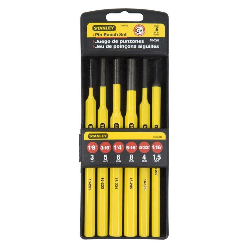 Stanley 6 Piece Punch kit (4-18-226)