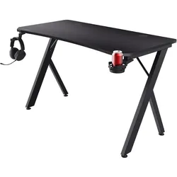 Trust Gxt712 Dynamus Gaming Desk, Gaming Tisch, Schwarz