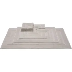 Vandyck Badteppich Houston stone 60x60 cm WC-Vorleger mit Ausschnitt