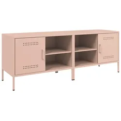 vidaXL TV-Schränke 2 Stk. Rosa 68x39x50,5 cm Stahl