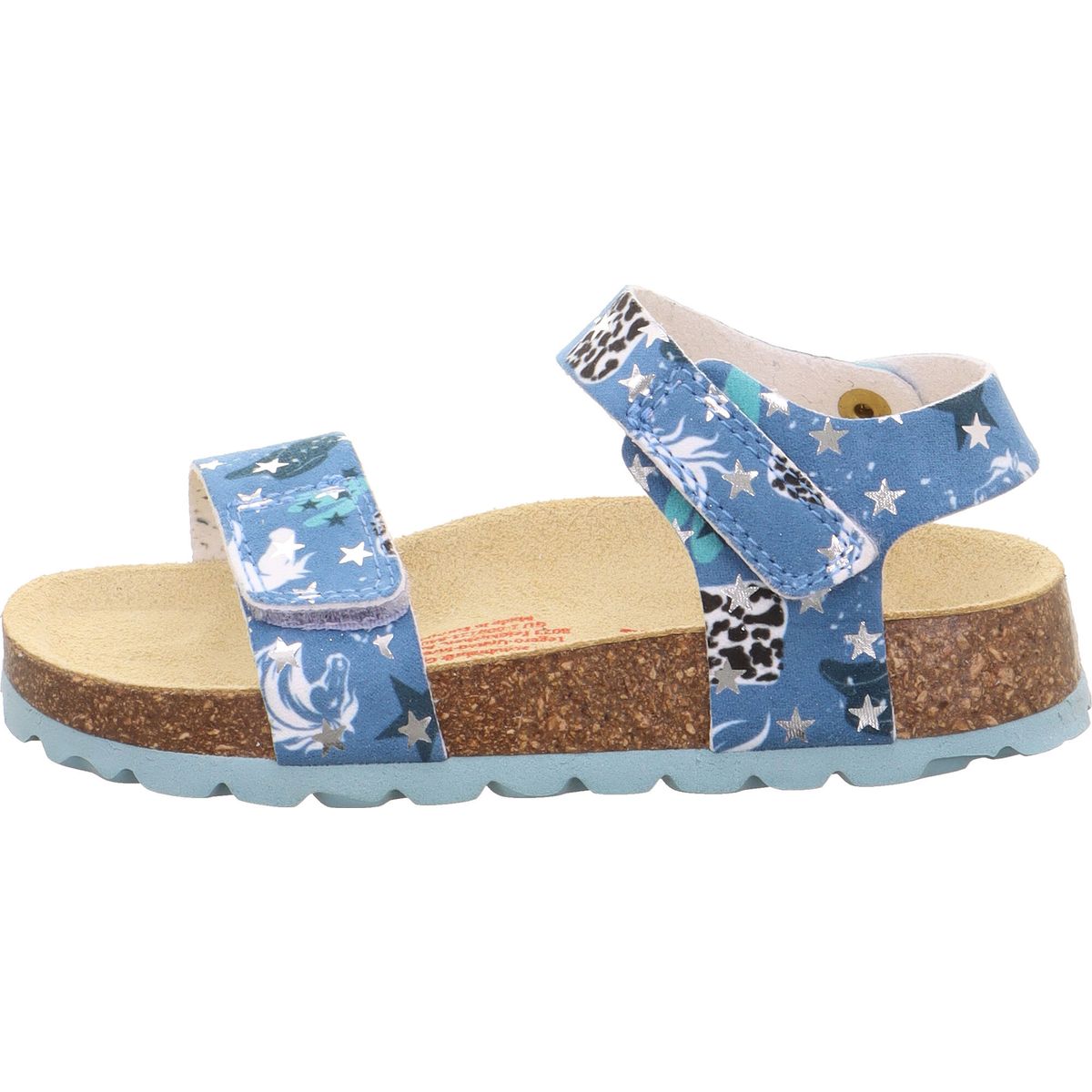 Superfit Fussbettpantoffel tÜrkis/mehrfarbig (8400) 39 1-000123-8400-39