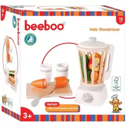 Beeboo BEK Holz Standmixer mit Zubehör, 15-tlg.