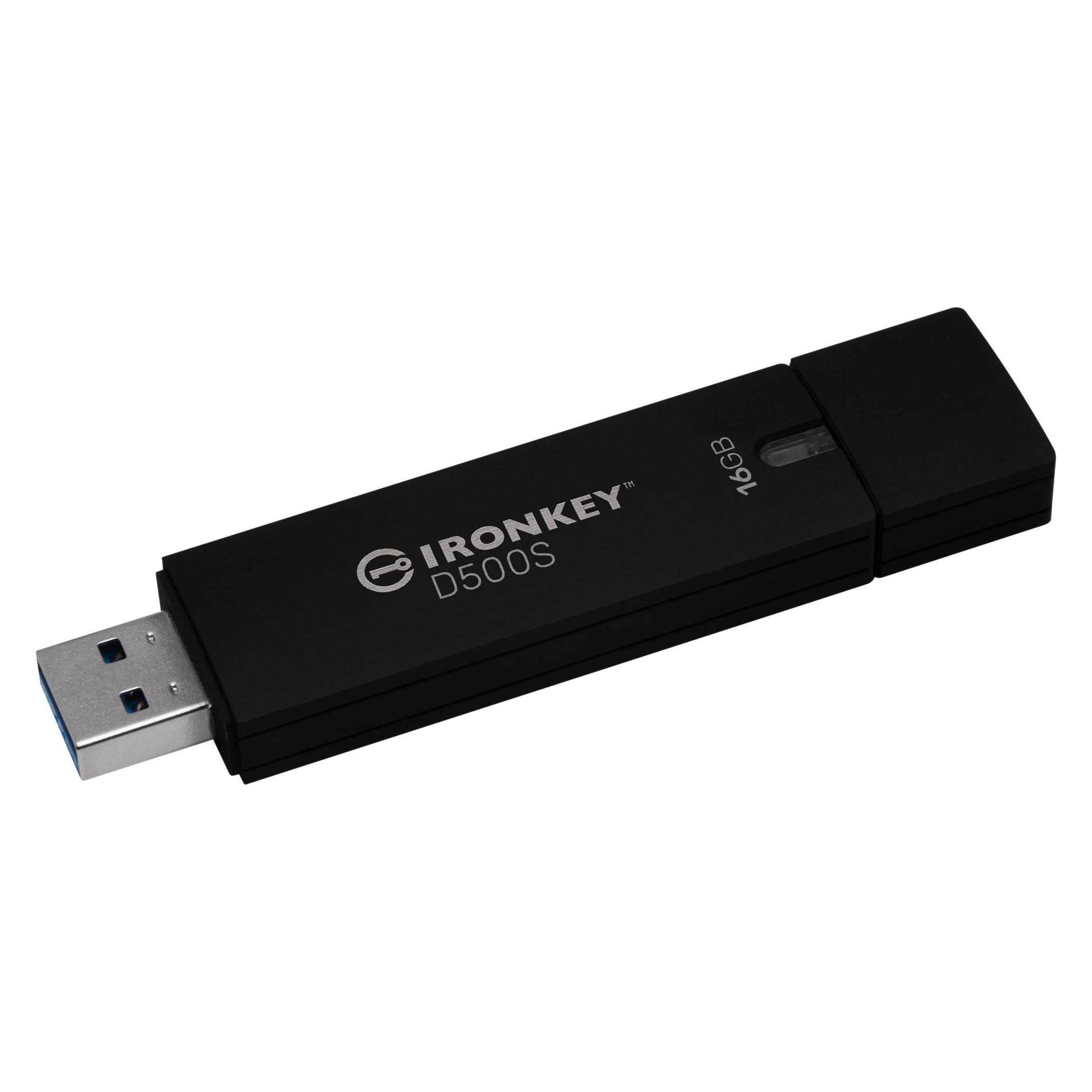 Kingston IronKey D500S (16 GB, USB-A) (IKD500S/16GB)
