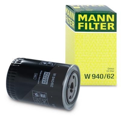 Mann-filter Ölfilter [Hersteller-Nr. W940/62] für Fiat, Santana, Citroën, Iveco, Peugeot