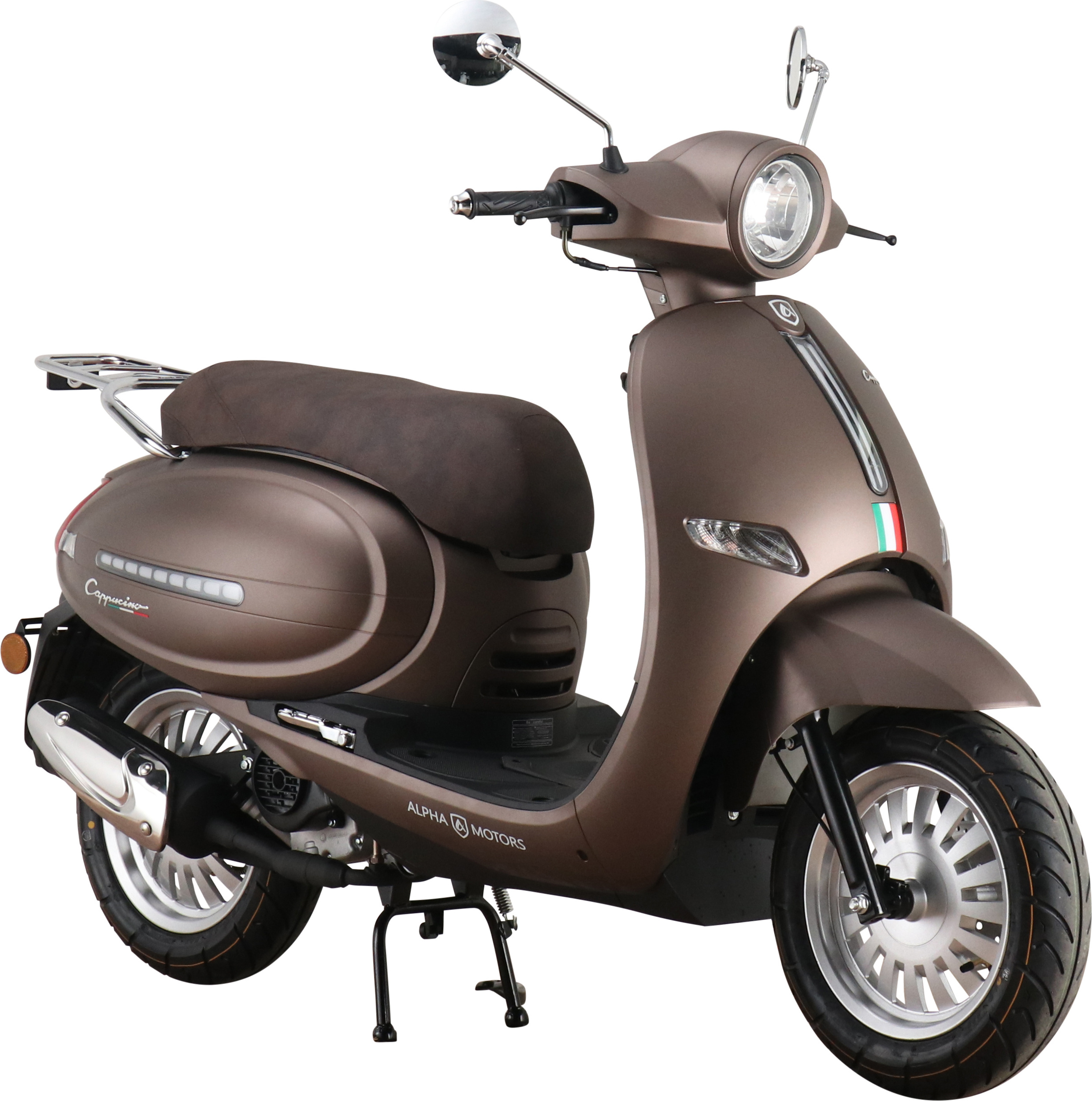Motorroller Cappucino 125 ccm 85 kmh EURO 5+ mattbraun