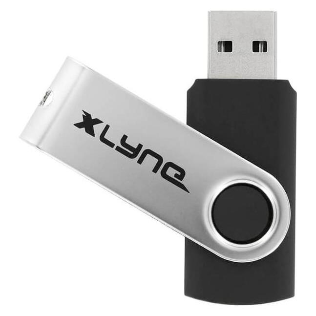 Xlyne Swing SWG USB-Stick 32 GB USB Typ-A 2.0 Schwarz (32 GB, USB-A) (177533-2)