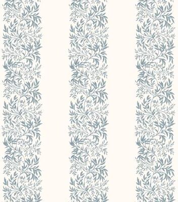 Martha Stewart Heritage Garden Stripe Tarn Wallpaper