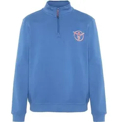 CHIEMSEE Sweatshirt mit gestickten Logo auf der Brust, Größe L in Blau 194042