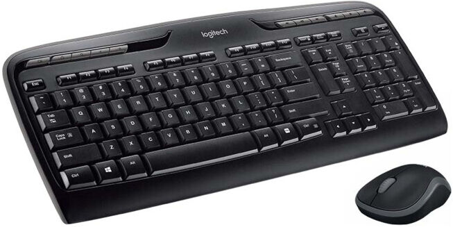 Logitech Ensemble clavier/souris sans fil, 1000 dpi MK330USB noir (920-008533)