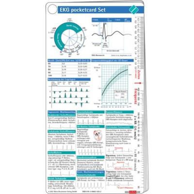 EKG pocketcard Set, Taschenbuch von Börm Bruckmeier Verlag GmbH, Börm Bruckmeier, 978-3-89862-428-2
