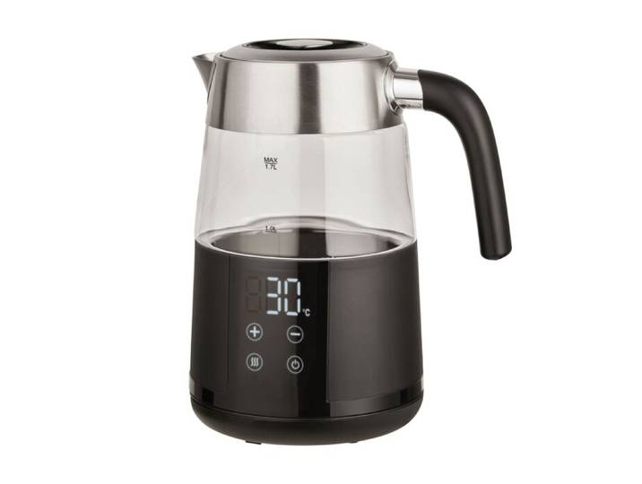 Ohmex Wasserkocher 1.7 Liter mit 13 Temperaturstufen
