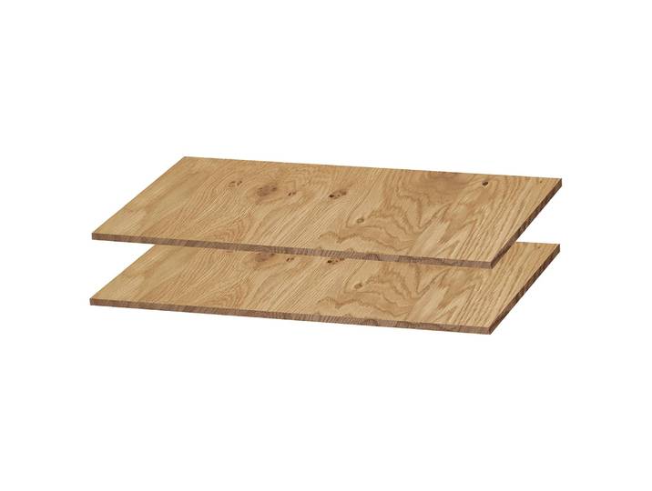 Einlegeböden 2er-Set 55cm Braun