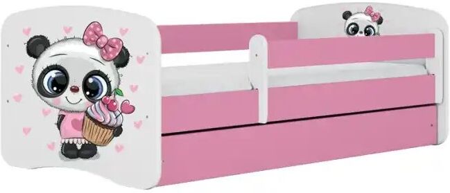 Höffner Bett  Panda ¦ rosa/pink ¦ Maße (cm): B: 80 H: 61