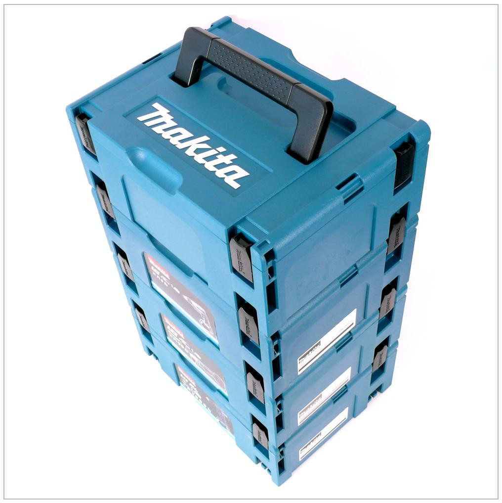 Makita Makpac 2 transportbox systeemkoffer 4-delige set