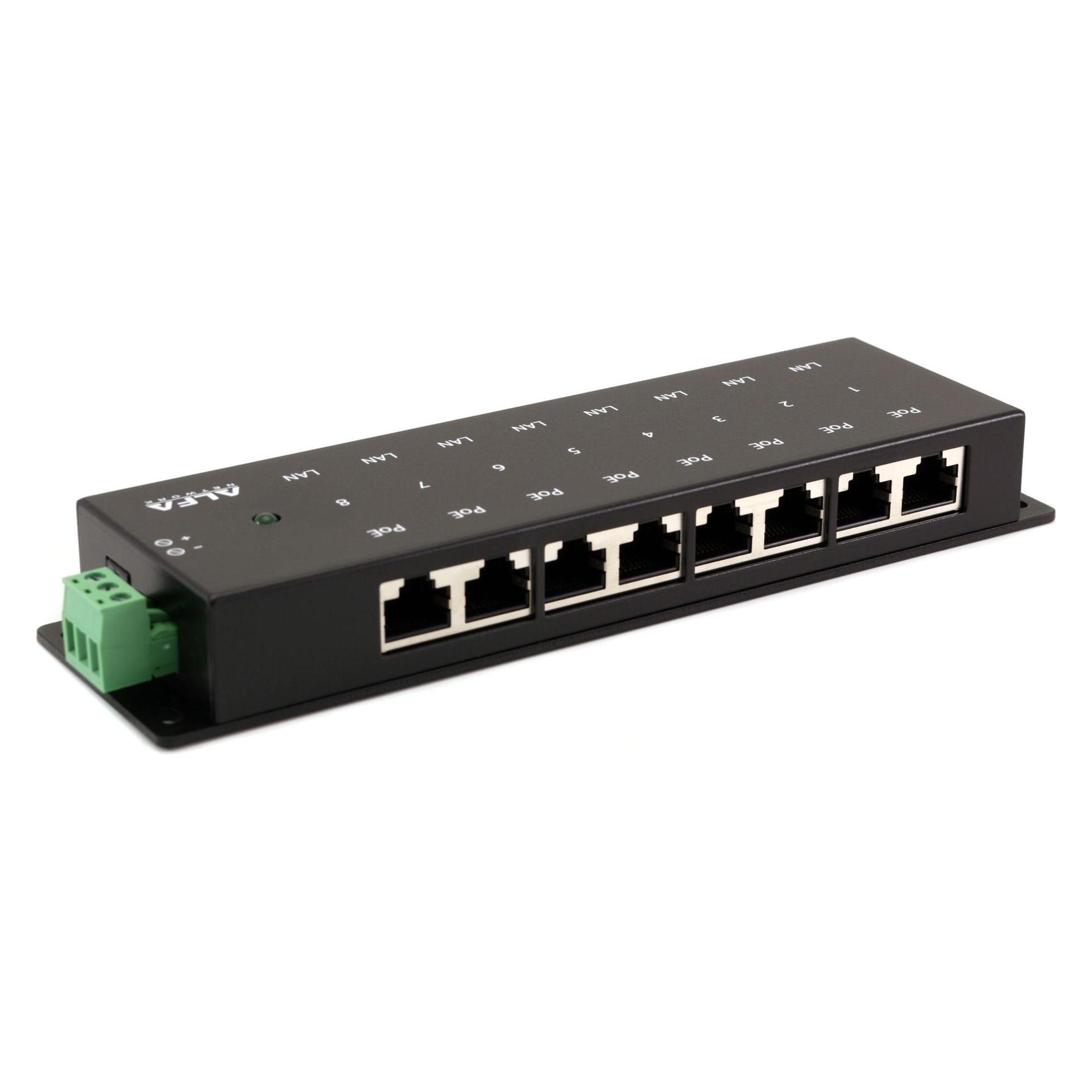 Alfa Network Alfa 8-Port Passive PoE Injector Gigabit APOE08G (APOE08G)