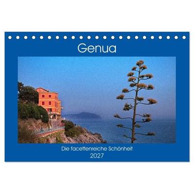 Genua - Die facettenreiche Schönheit (Tischkalender 2027 DIN A5 quer), CALVENDO Monatskalender
