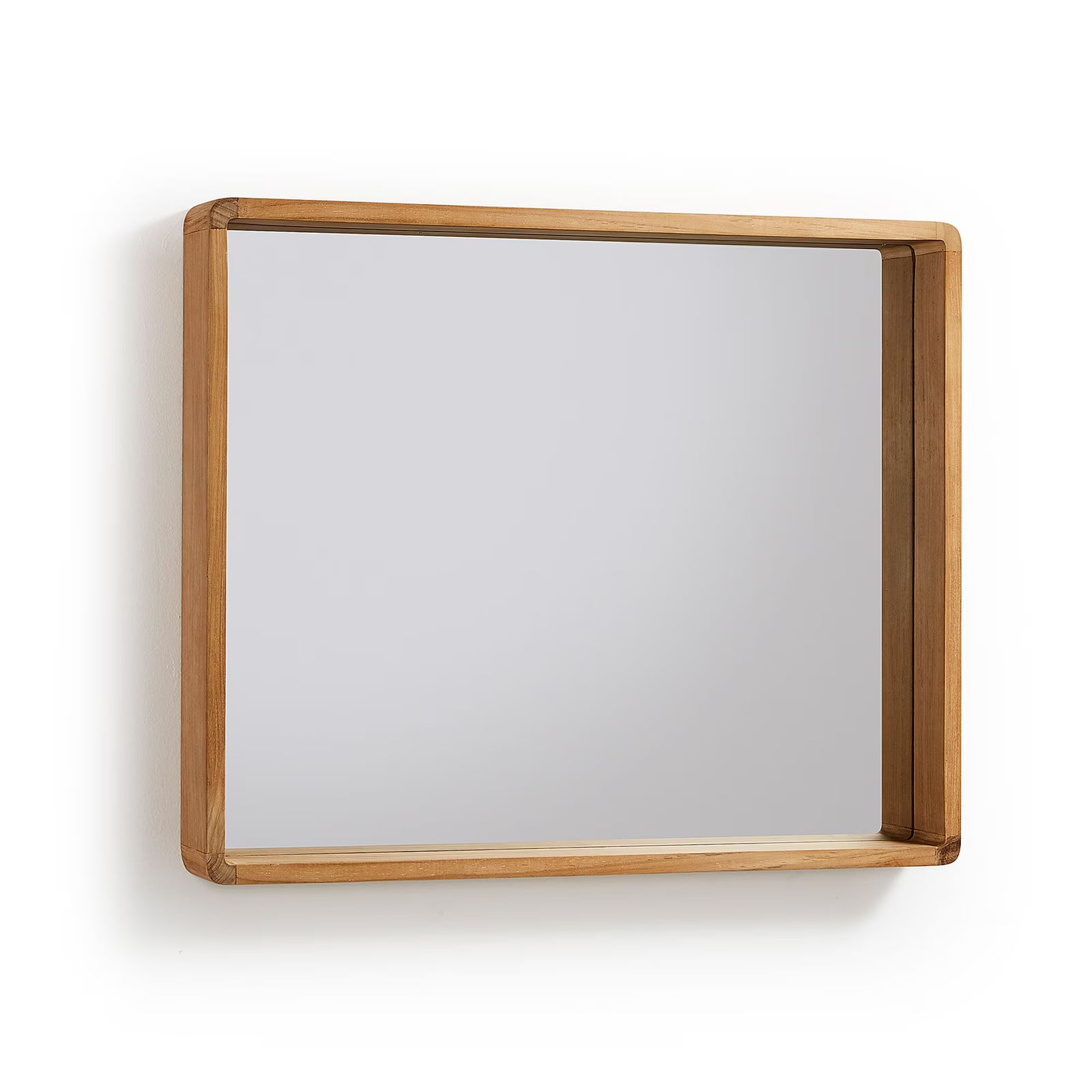 Kave Home Spiegel Kuveni Teak B: 65 cm, H: 80 cm