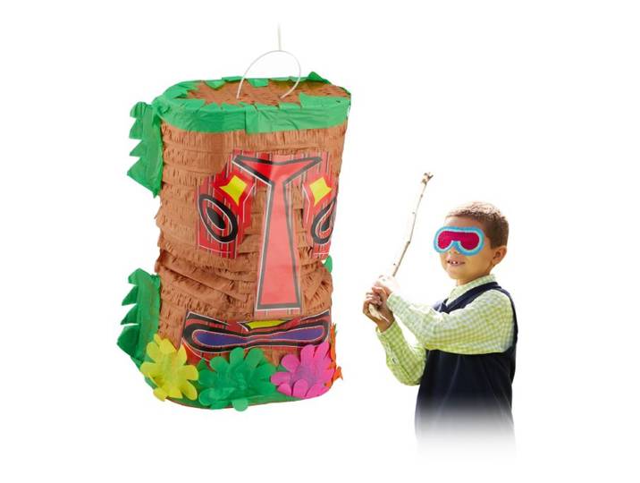 Relaxdays 3 x Pinata Tiki