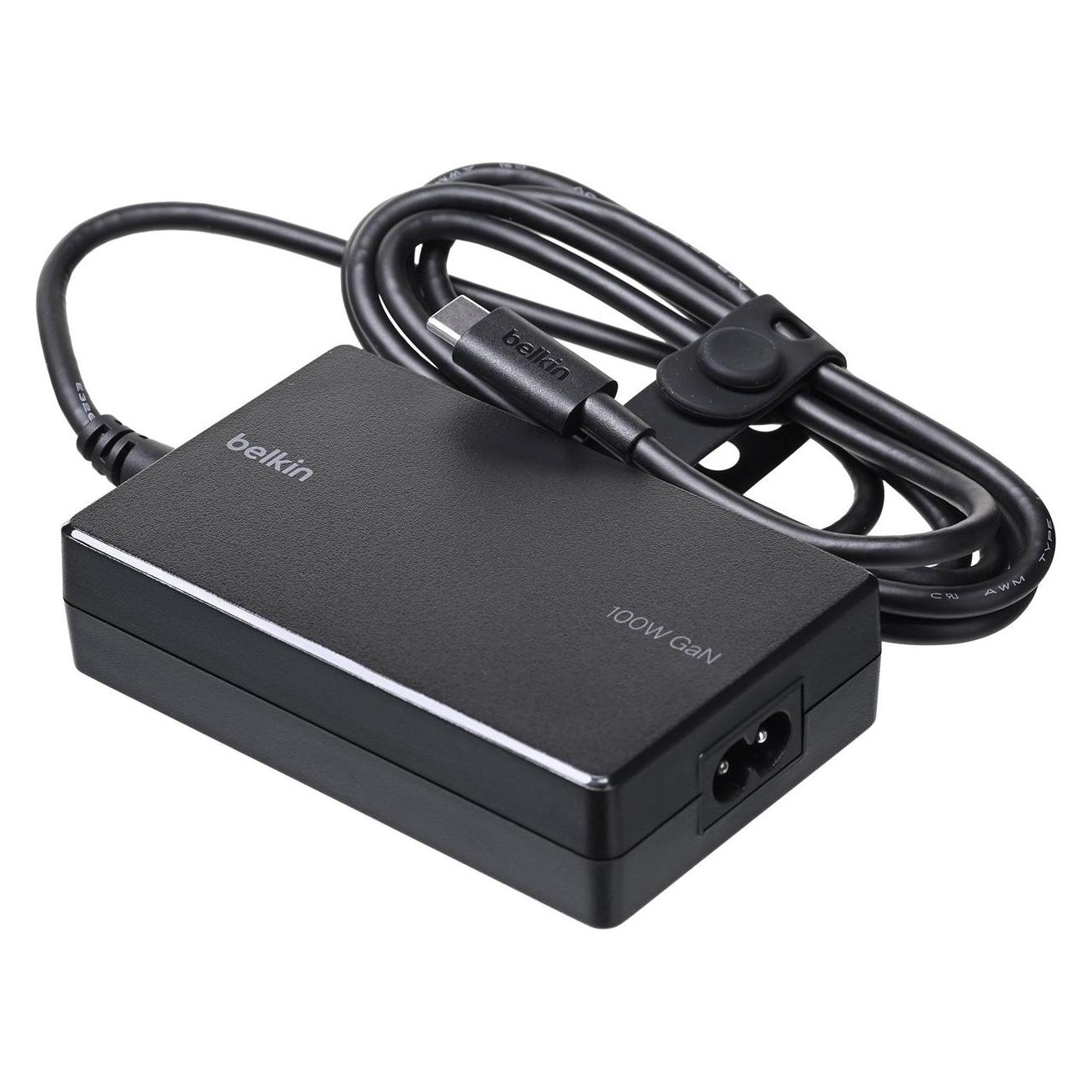 Belkin USB-C GaN Netzteil 100W Power Delivery schw. INC016vfBK (100 W) (INC016VFBK)