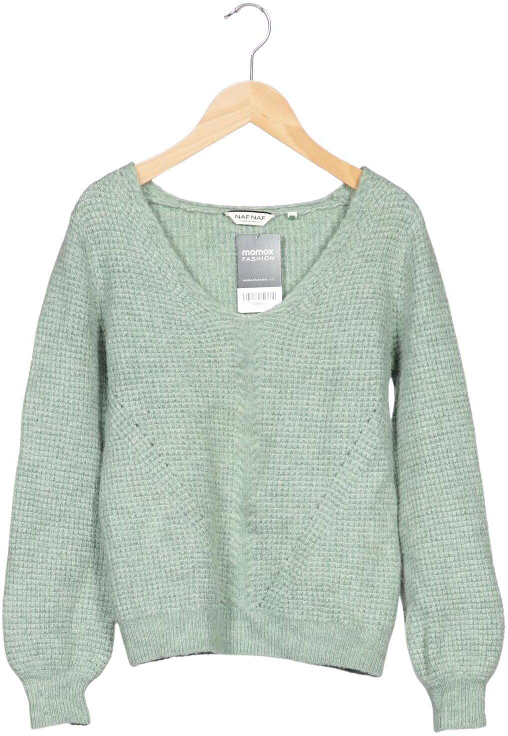NAF NAF Damen Pullover, Hellgrün, Gr. M, Elasthan - Second Hand