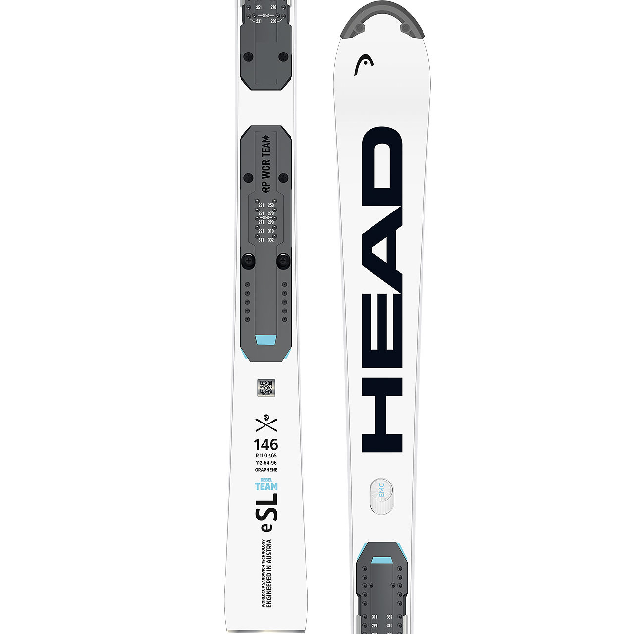 Head WCR e.SL Rebel Team U14/U12/U10 - 160 cm