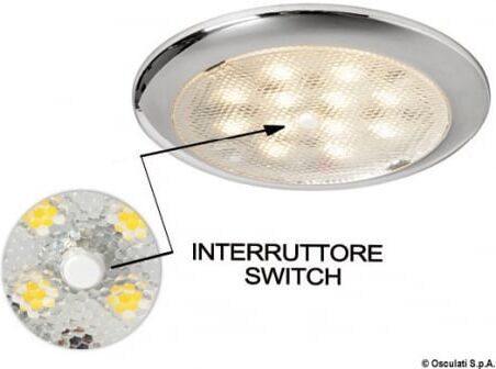 Osculati Plafoniera LED senza incasso Procion Faretto LED Procion senza incasso