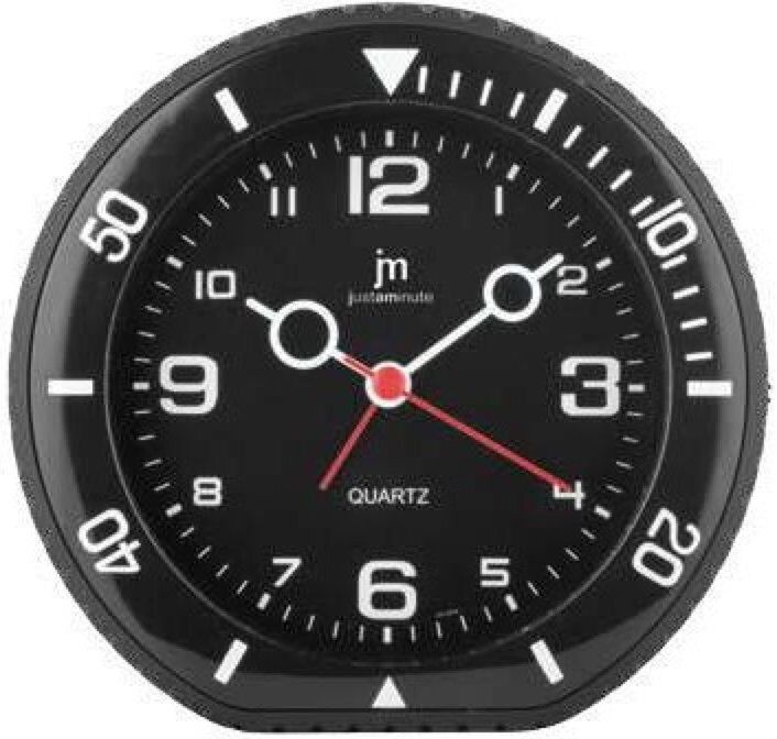 Sveglia Lowell JA7096N JUSTAMINUTE Soft touch Black