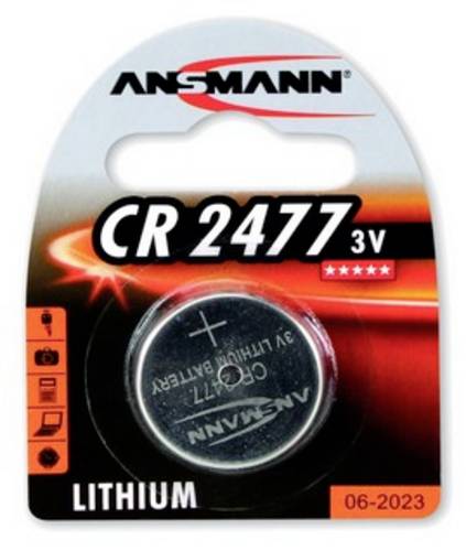 Ansmann Knopfzelle CR2477 3V 1 St. 1000 mAh Lithium
