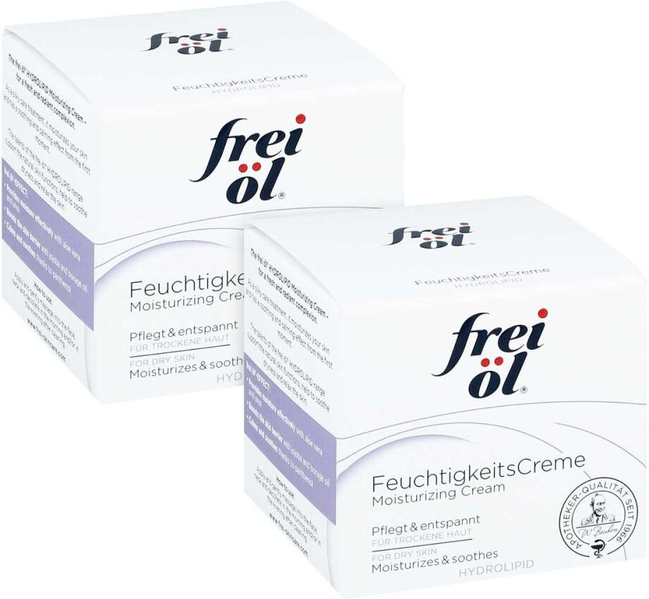 Frei öl Hydrolipid Feuchtigkeitscreme 2x50ml