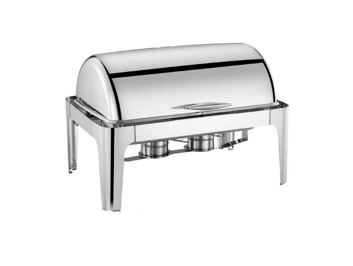GarveeMore Speisenwärmer Roll Top Chafing Geschirr Buffet Set, 9 Qt Stahl Lebensmittelwärmer